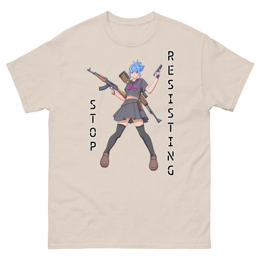 Stop Resisting AGC Girl tee