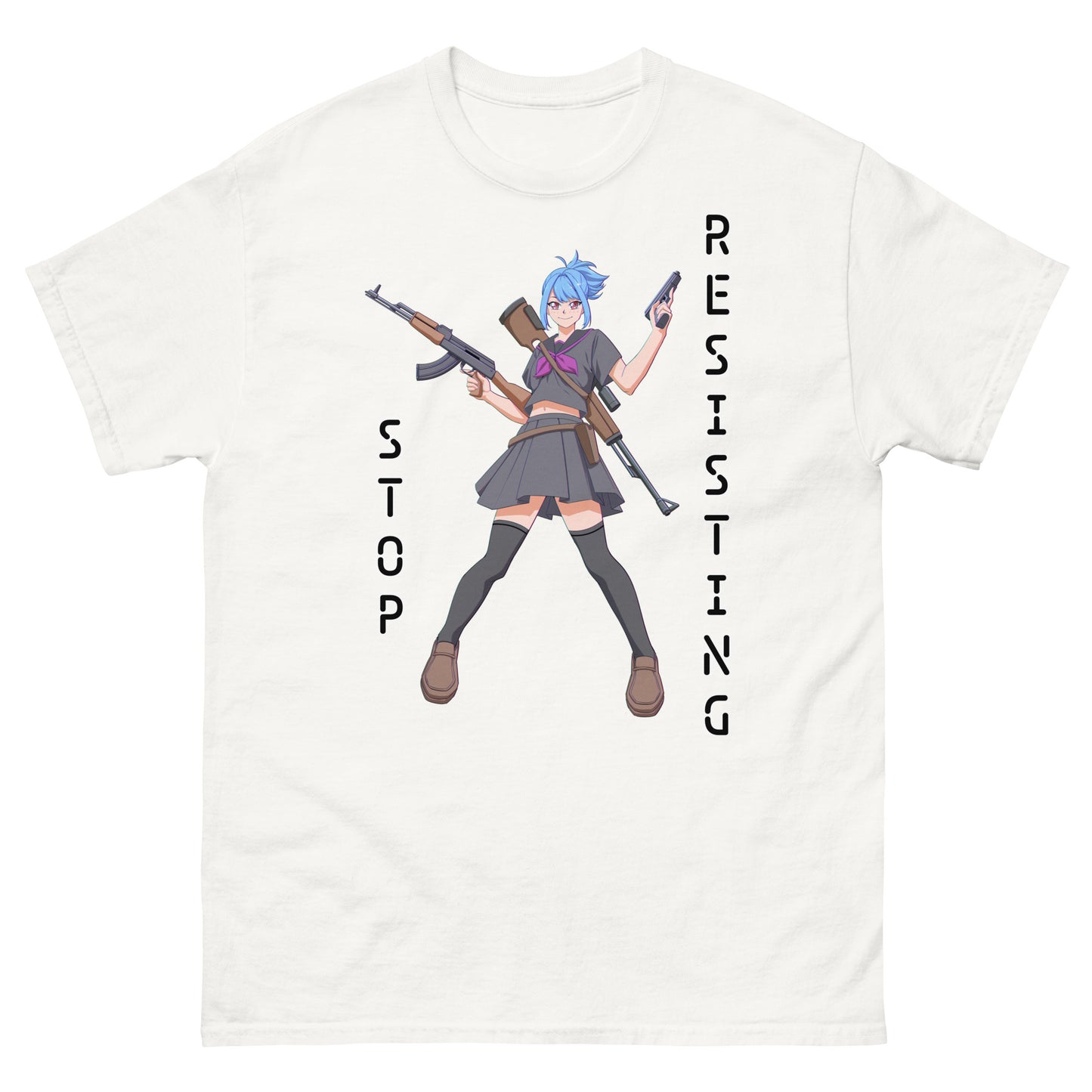 Stop Resisting AGC Girl tee